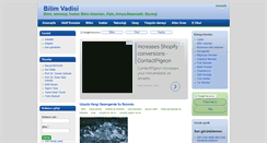 Desktop Screenshot of bilimvadisi.com